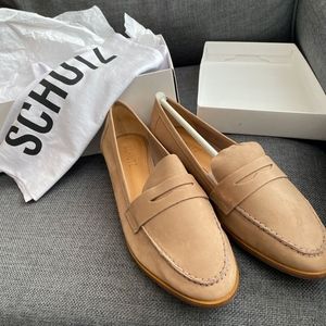 Schutz nubuck loafers